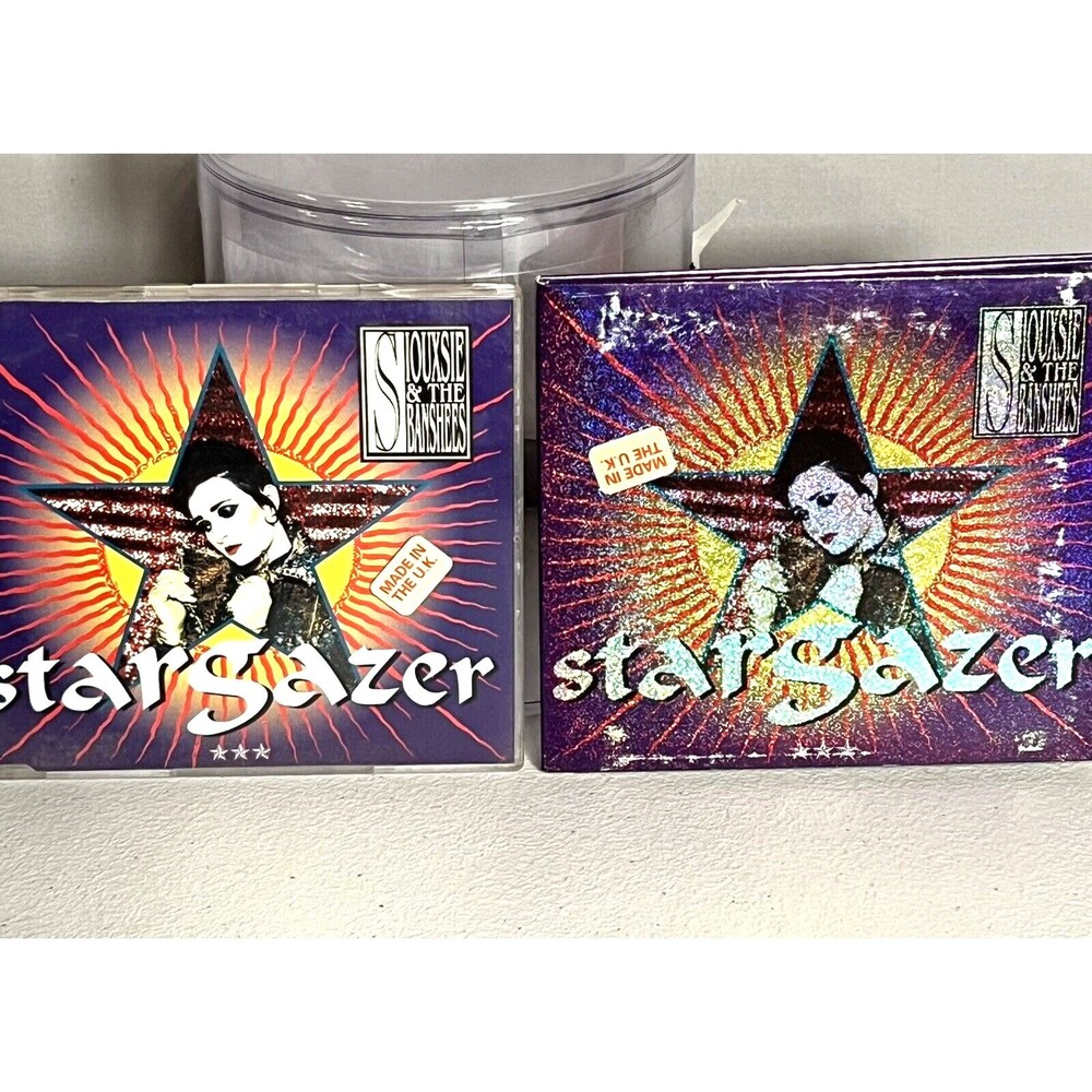 SIOUXSIE & THE BANSHEES Stargazer 2 CD Singles Limited Edition Glitter